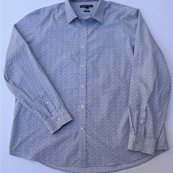 Men’s Michael Kors Long Sleeve Shirt Size XXL​ - Picture 2 of 7